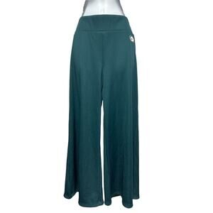 Women Nike Sportswear Pants Ribbed Wide Leg Flowy Bottom